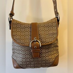 COACH Shoulder bag Signature Beige /Brown Style A04M-6376